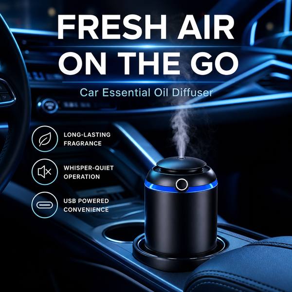 MistAirHome MA-CD500 Car Essential Oil Diffuser — Aromatherapy Device Manufacturing Excellence MA-CD500 Car Essential Oil Diffuser for Dallas