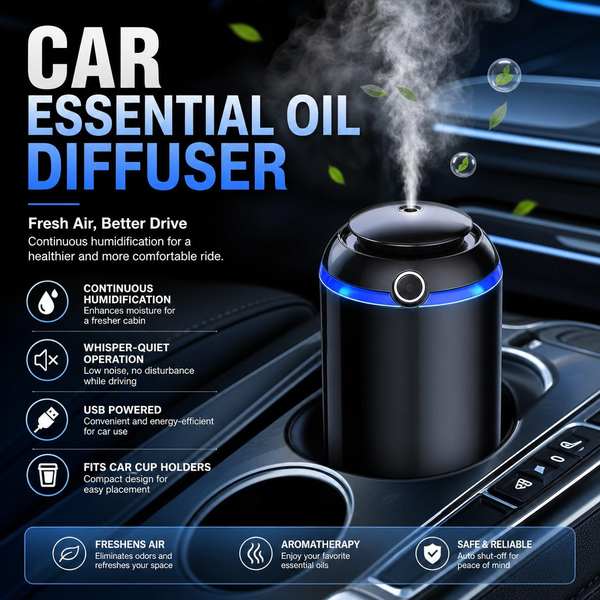 MA-CD500 Car Essential Oil Diffuser for Dallas