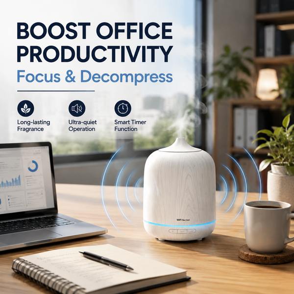 Quiet Smart Diffuser - MistAirHome Smart WiFi Diffuser Product Best Quiet Smart Diffuser Manufacturer | Estonia Export - CE/FCC/RoHS MistAirHome