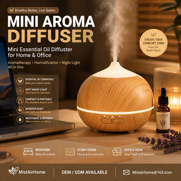 Small Diffuser for Kids Room Nursery for Israel: Premium Quality by MistAir Home China Factory
