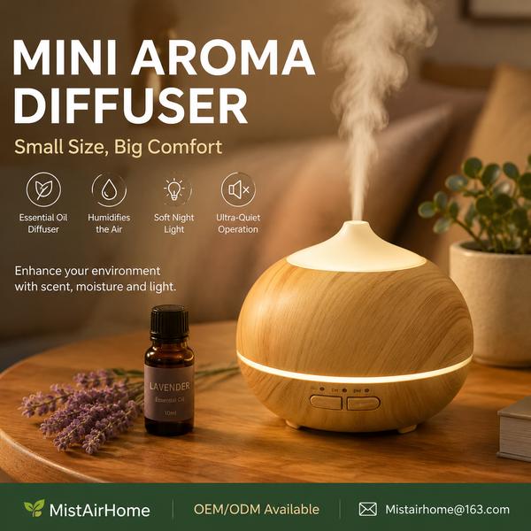 Mini Humidifier Diffuser for Spain: Premium Quality by MistAir Home China Factory