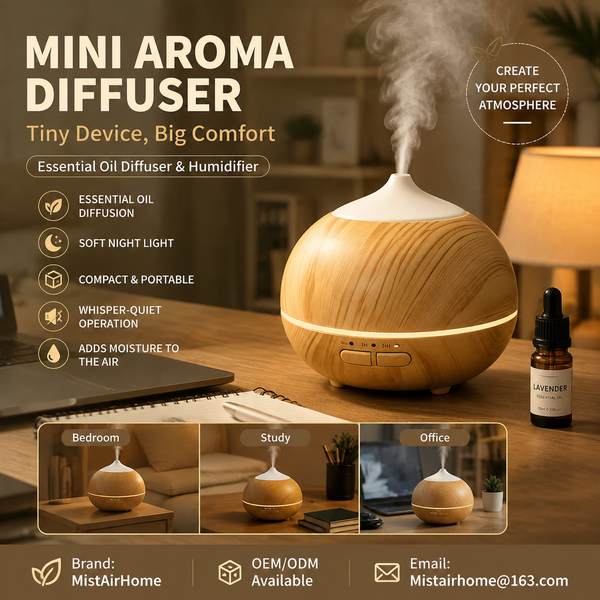 Best Mini Cool Mist Humidifier Manufacturer | Netherlands Export - CE Certified MistAirHome