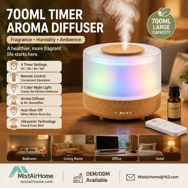 Best Remote Control Timer Diffuser Manufacturer | Germany Export - CE Certified MistAirHome