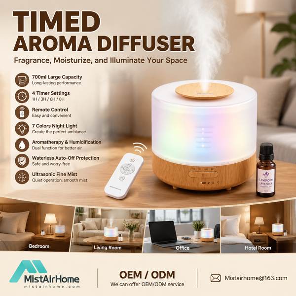 Tuya APP Timer Diffuser for Nigeria: Premium Quality by MistAir Home China Factory