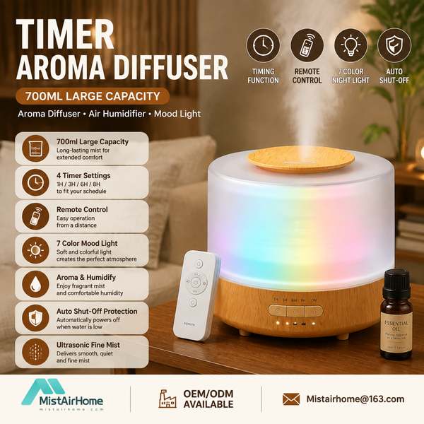 Timer Bedroom Diffuser for Bahrain: Premium Quality by MistAir Home China Factory