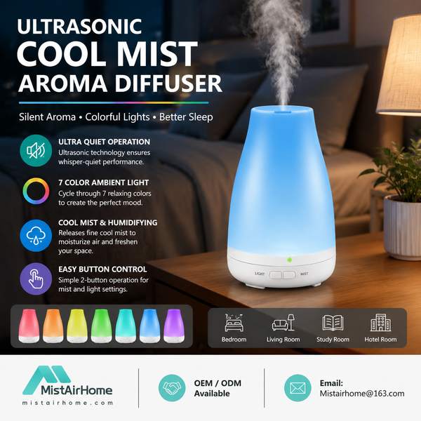 Best Cool Mist Diffuser Manufacturer | India Export - CE Certified MistAirHome