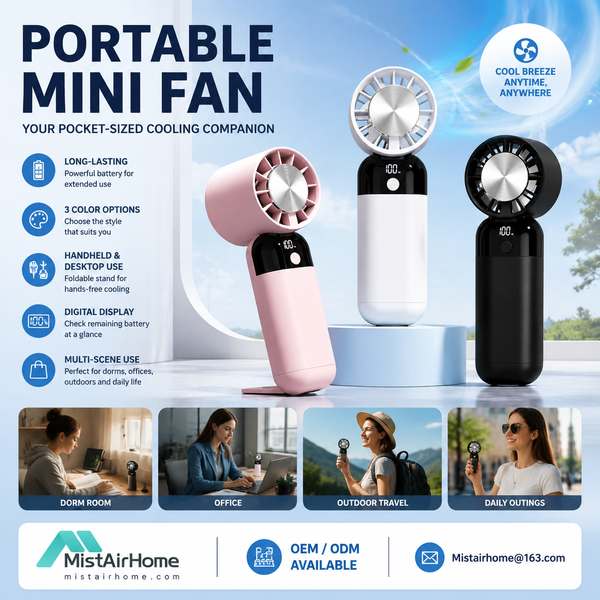 MistAir Home China Factory Study Fan Study Fan by MistAir Home