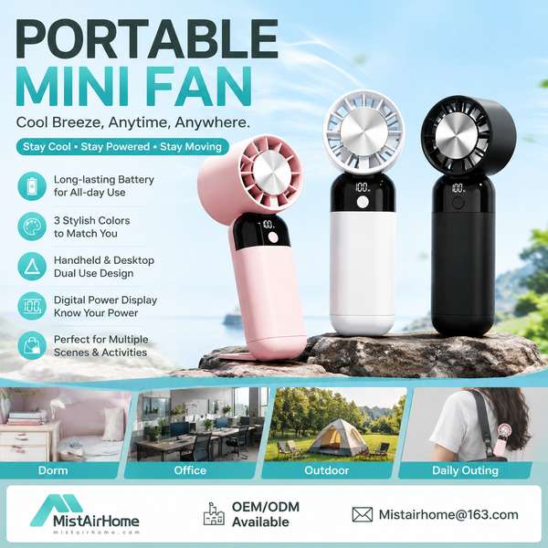 Best Water Misting Fan Manufacturer | Oslo, Norway - CE RoHS MistAirHome