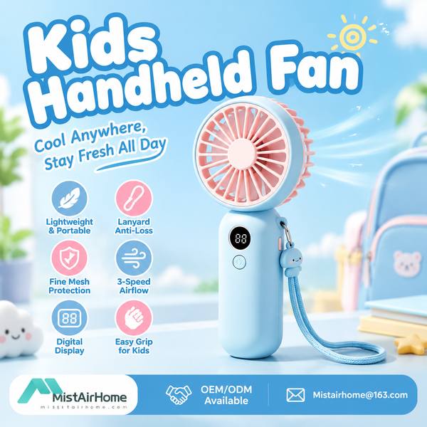 Best Unicorn Handheld Fan for Kids Manufacturer | Berlin, Germany - CE RoHS MistAirHome