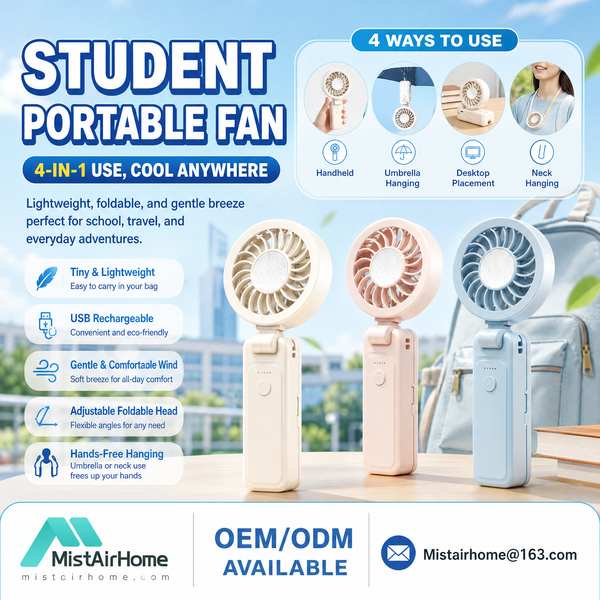 MistAirHome China Factory Multi Speed Fan Multi Speed Fan by MistAirHome