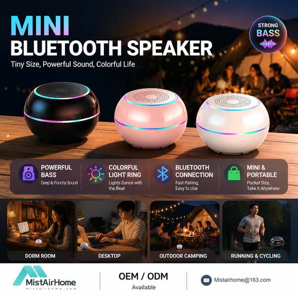 MistAirHome China Factory Mini Speaker Gift Mini Speaker Gift by MistAirHome