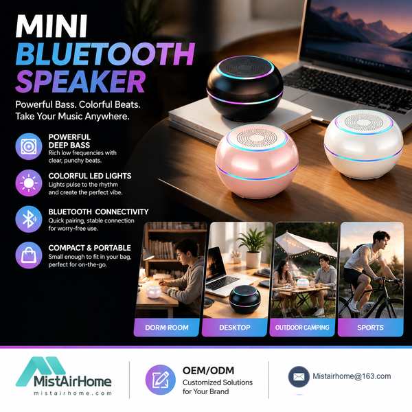 Best 42-Hour Battery Travel Speaker Manufacturer | Zurich, Switzerland - CE FCC MistAirHome