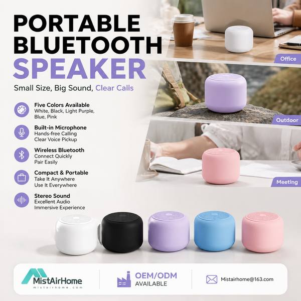 MAS-400 Cube 360 Portable Bluetooth Speaker - IPX5 waterproof, 10-hour playtime, 12 W RMS, Factory Direct Waterproof Bluetooth Speaker for Bucharest, Romania
