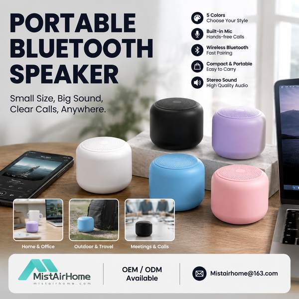 42-Hour Battery Travel Speaker - MistAirHome Speaker OEM Manufacturer in China Best 42-Hour Battery Travel Speaker Manufacturer | Zurich, Switzerland - CE FCC MistAirHome