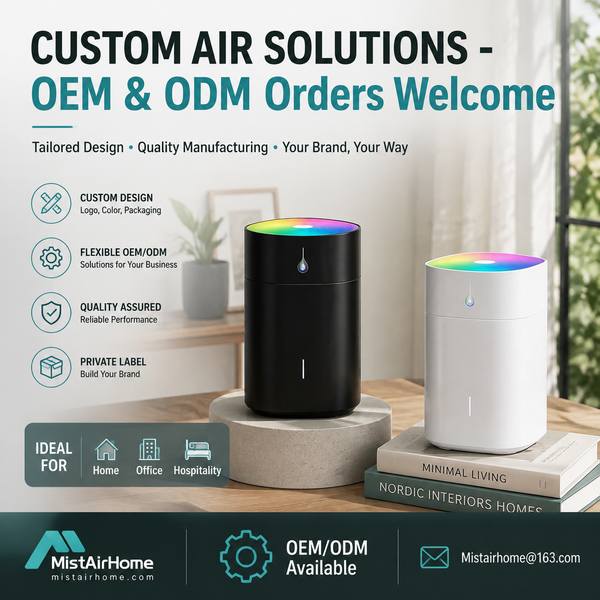 Best Wellness Humidifier Gift Set Manufacturer | Stockholm, Sweden - CE FCC MistAirHome