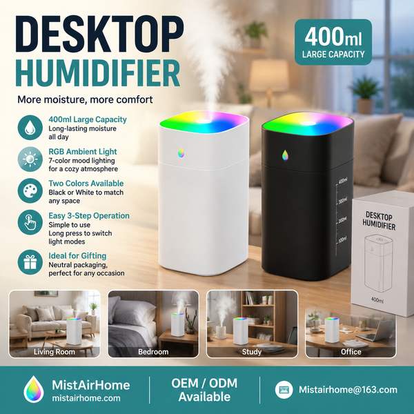 Best Private Label Humidifier Manufacturing Manufacturer | Madrid, Spain - CE FCC MistAirHome