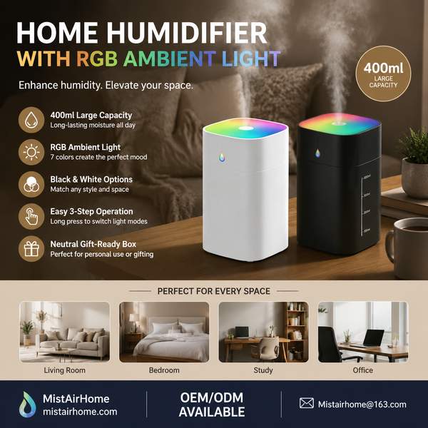 Best Car Cup Holder Humidifier Manufacturer | Copenhagen, Denmark - CE FCC MistAirHome