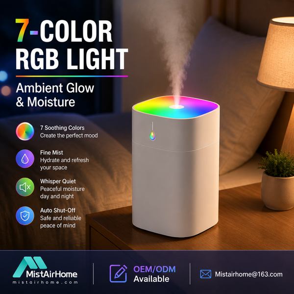 Best Nursery Humidifier with Night Light Manufacturer | Dublin, Ireland - CE FCC MistAirHome