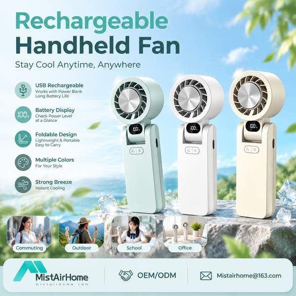 Best Clip-on Stroller Fan OEM Manufacturer | Madrid, Spain - CE FCC MistAirHome
