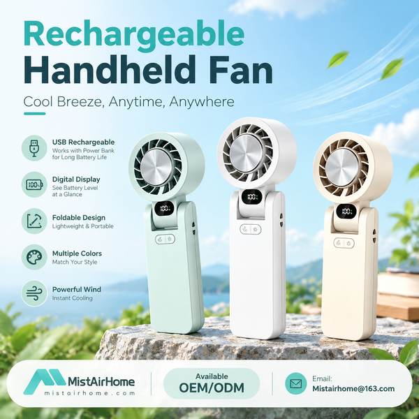 Best Car Cup-Holder Fan OEM Manufacturer | London, United Kingdom - CE FCC MistAirHome