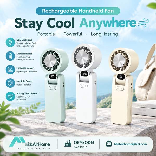 Best Misting Spray Fan OEM Manufacturer | Amsterdam, Netherlands - CE FCC MistAirHome