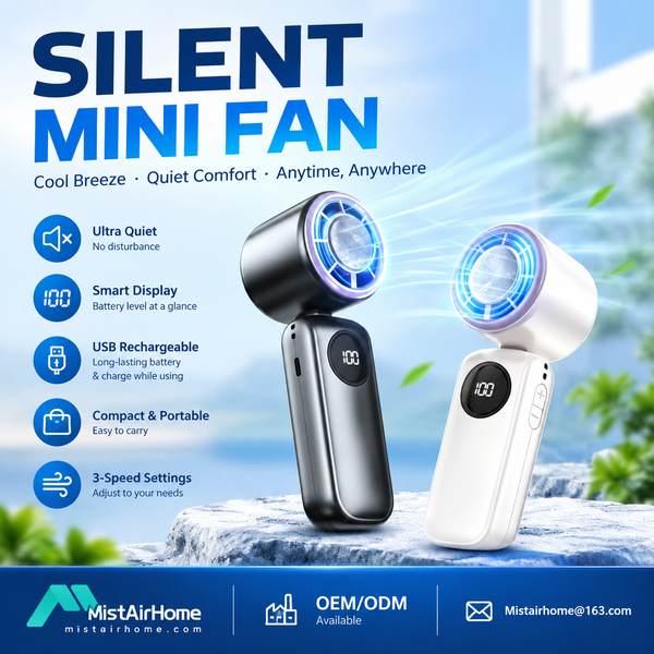 30dB Fan Call Center Edition for Central Africa Buyers: Rechargeable Fan Export by Mistairhome China