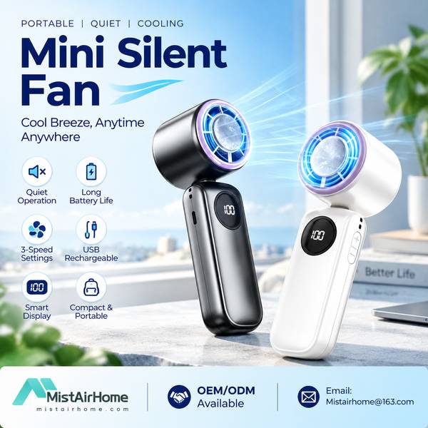 RF-300 baby-safe clip-on stroller fan Handheld Mini Cooling Fan for Beirut