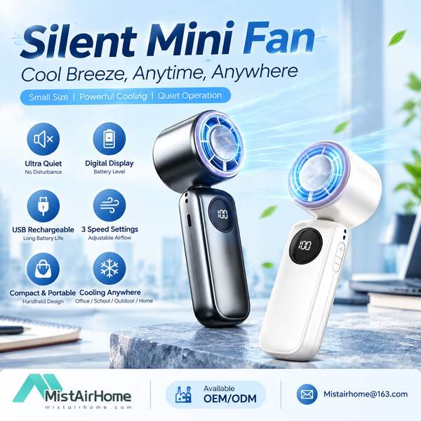 Best Rechargeable Fan Manufacturer | Sao Paulo, Brazil - CE FCC MistAirHome