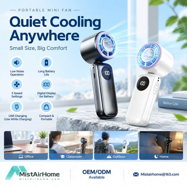 Best Mini Fan Manufacturer | Sao Paulo, Brazil - CE FCC MistAirHome