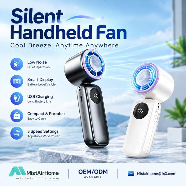 Cooling Plate Fan Summer Heat Edition for Ghana Buyers: Rechargeable Fan Export by Mistairhome China