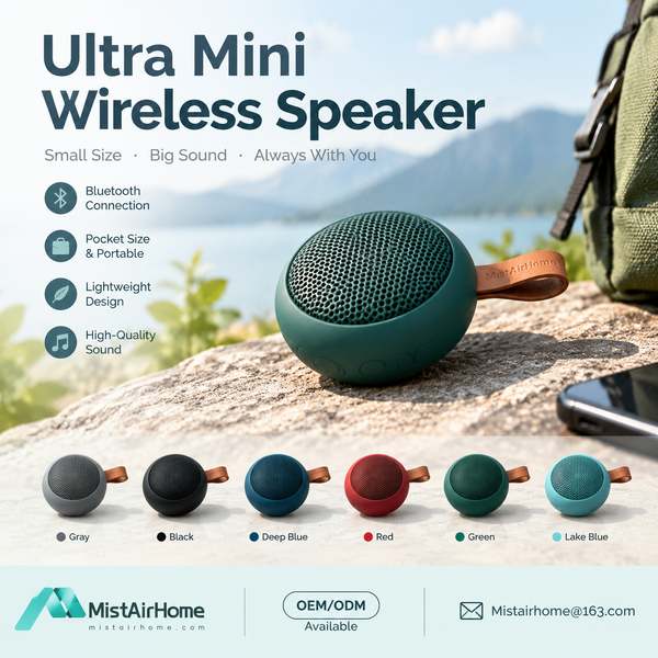 Weekend Trip Speaker Color Box Edition for Luxembourg Buyers: Mini Wireless Speaker Export by Mistai