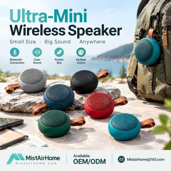 Best Ultra Mini Bluetooth Speaker Manufacturer | Jeddah, Saudi Arabia - CE FCC MistAirHome