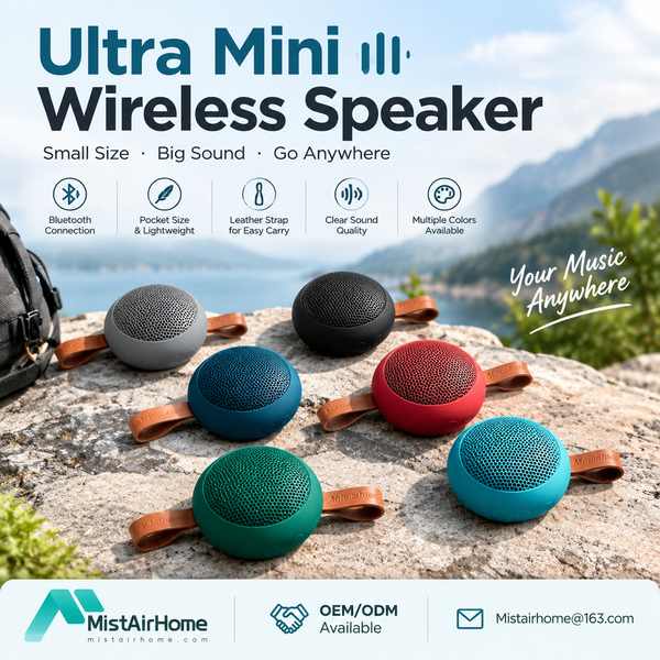 RGB Light Bluetooth Speaker - MistAirHome Bluetooth Speaker OEM Manufacturer in China Best RGB Light Bluetooth Speaker Manufacturer | Jeddah, Saudi Arabia - CE FCC MistAirHome