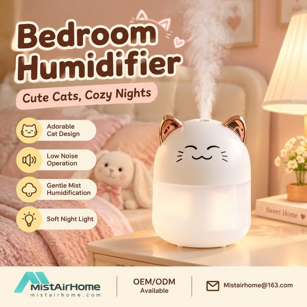 Bedroom Humidity for Nigeria Buyers (WL-BH03W PLUS): Mistairhome Bedroom Humidifier Export by Wanlin