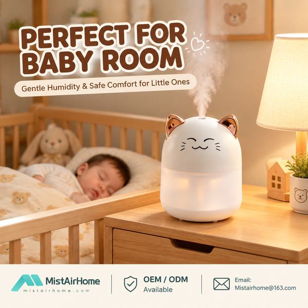 Bedroom Humidifier for Cough for Sweden Buyers (WL-BH01S PRO): Mistairhome Bedroom Humidifier Export