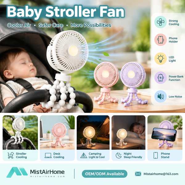 Baby Silent Fan for Night for Bangladesh Buyers (WL-BF05R PRO): Mistairhome Infant Fan Export by Wan