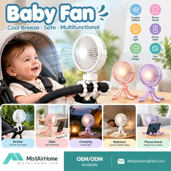 Best Kids Small Fan Manufacturer | New York, United States - CE FCC MistAirHome