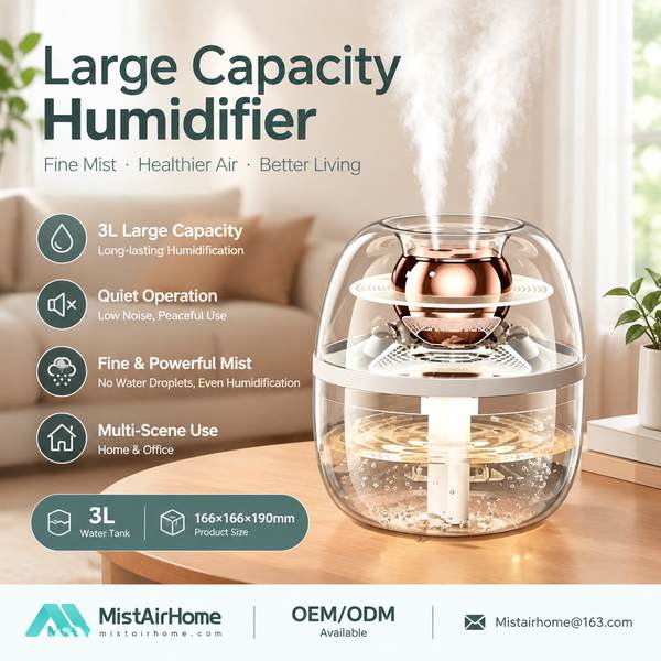 Best Large Capacity Humidifier Manufacturer | New York, United States - CE RoHS MistAirHome