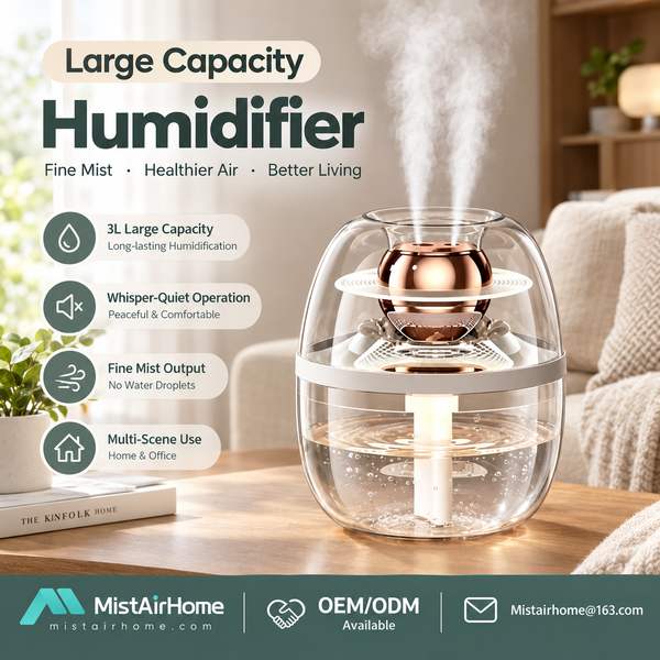 Best Living Room Large Capacity Humidifier Manufacturer | New York, United States - CE RoHS MistAirH