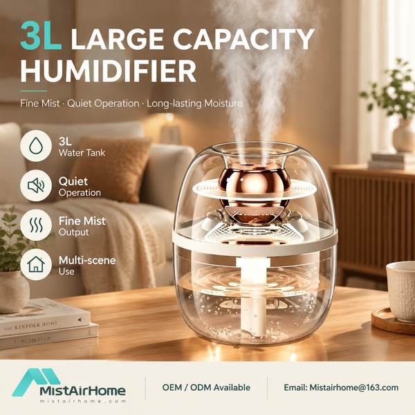 Best Selling Large Humidifier Alternative for Poland Buyers (WL-HC02 STD): Mistairhome Large Capacit