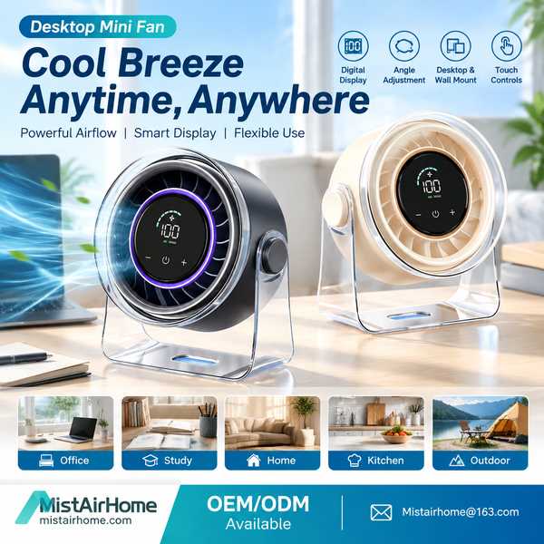 Desk Fan for Truck for Ukraine Buyers (WL-DF03F PLUS): Mistairhome Desk Fan Export by Wanlin China F