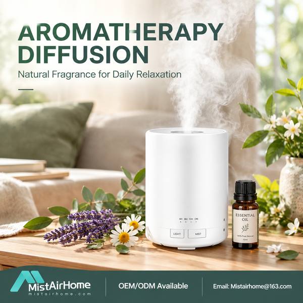 Air Purifier with Fragrance for Austria Buyers (WL-AP01D PRO): Mistairhome Purifier Diffuser Export 