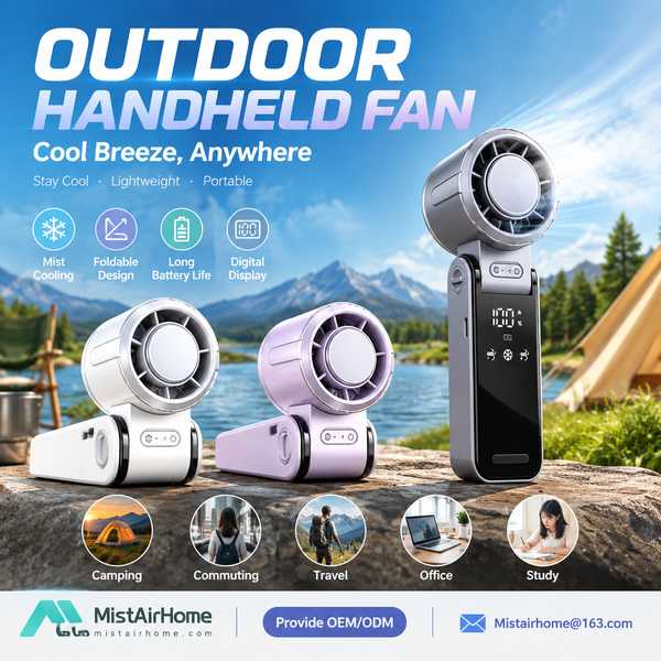 HF-300 Hands-Free Neck and Handheld Fan outdoor handheld fan for Frankfurt wholesale buyers