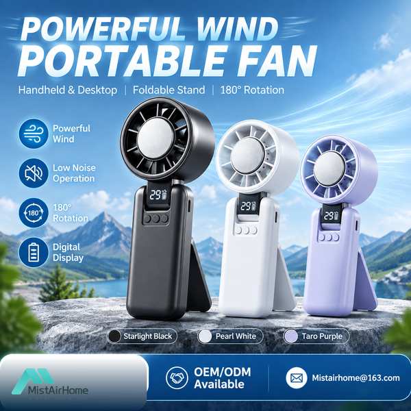 Violent Turbo Fan for Canada Buyers (WL-HPF01V PLUS): Mistairhome High Power Mini Fan Export by Wanl