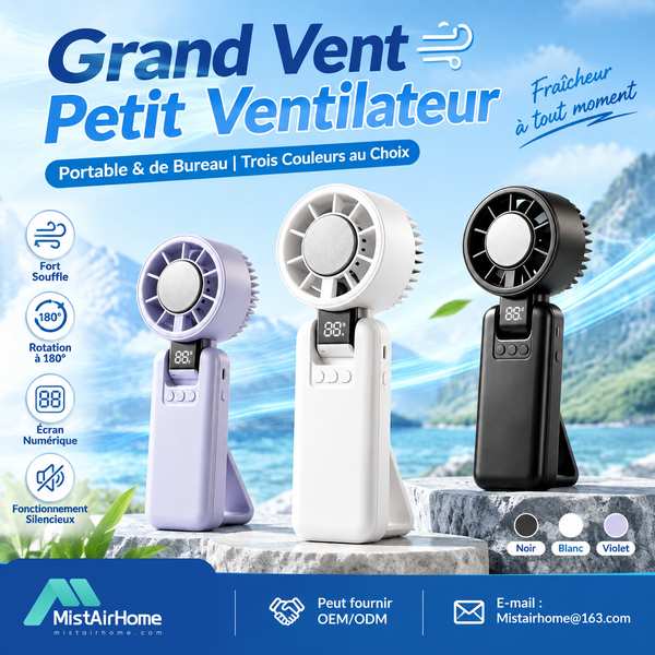 Best Outdoor Personal Mini Fan OEM Manufacturer | Bergen, Norway - CE FCC MistAirHome
