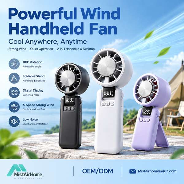 Quiet Personal Fan for Austria Buyers (WL-HPF03T PLUS): Mistairhome High Power Mini Fan Export by Wa