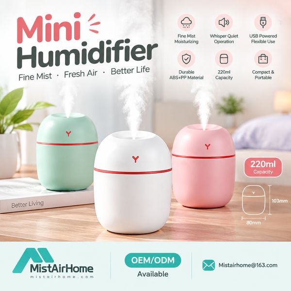 Best Small Humidifier OEM Manufacturer | Bergen, Norway - CE CB MistAirHome