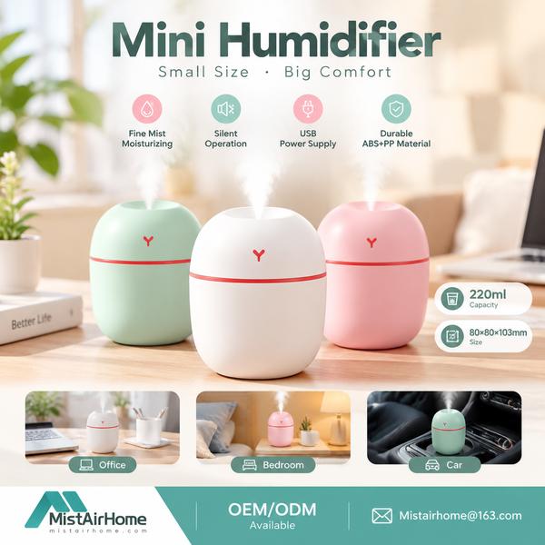 USB Humidifier - MistAirHome Small Humidifier OEM Manufacturer in China Best USB Humidifier OEM Manufacturer | Bergen, Norway - CE CB MistAirHome