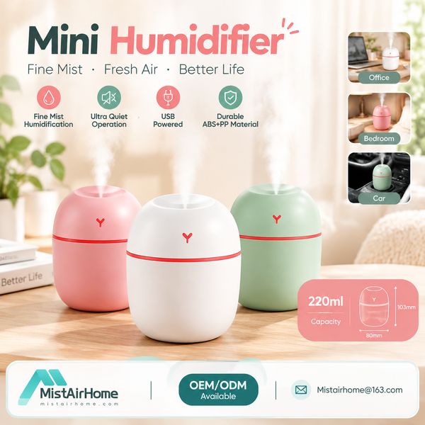 Small Humidifier for Australia Buyers (WL-SH02M PLUS): Mistairhome Small Humidifier Export by Wanlin