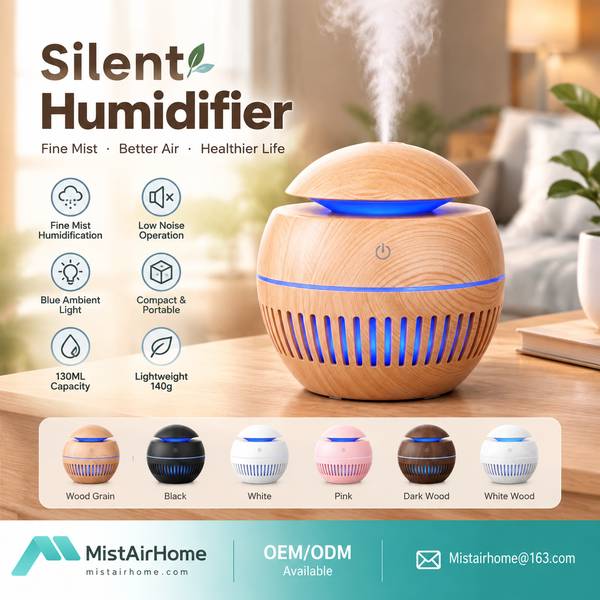 QH-700 1 L Ultrasonic Quiet Humidifier - MistAirHome factory direct quiet humidifier for Hong Kong QH-700 1 L Ultrasonic Quiet Humidifier quiet humidifier for Hong Kong wholesale buyers